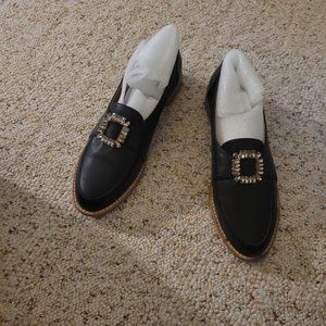 Leather loafers